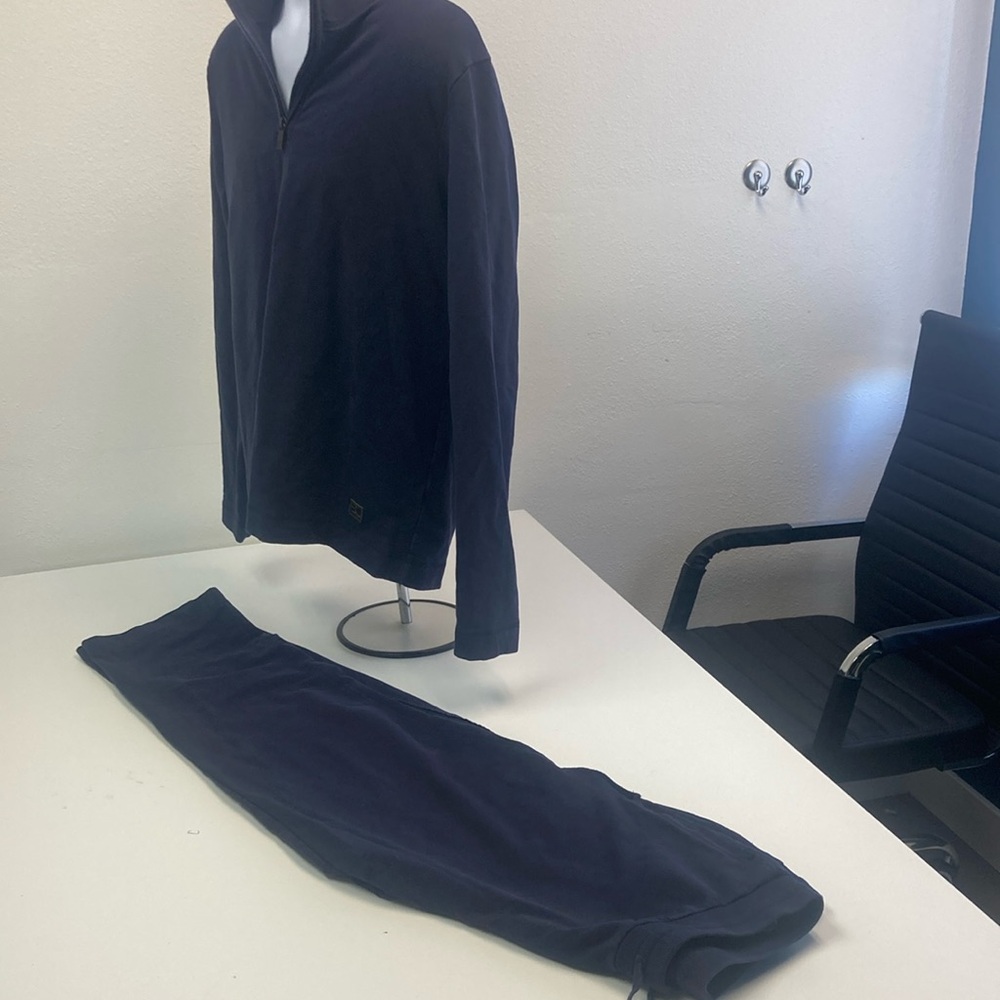 Hugo Boss Navy Blue Tracksuit Set large